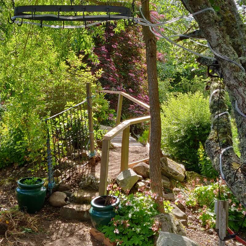 Sharing ideas and creating a unique garden in Sutherland, Scotland UK
