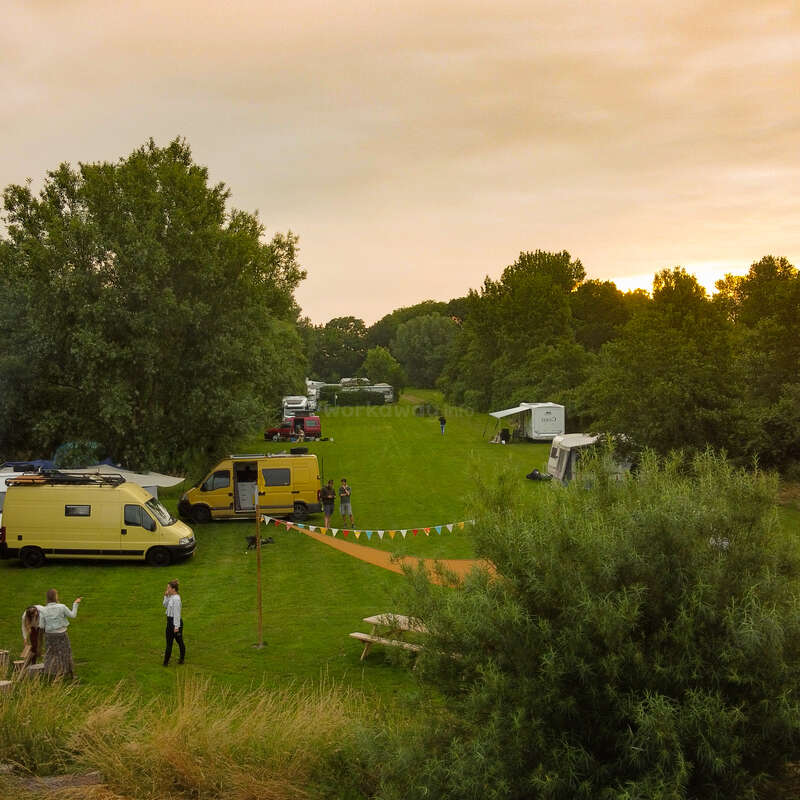 Campsite manager at our natural campsite and glamping with yoga in