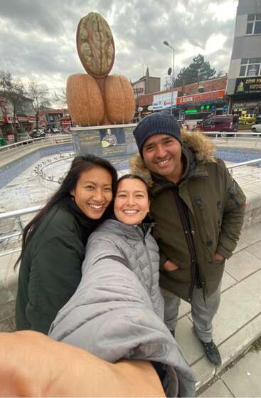 The image is a collage of six photos featuring people in various outdoor and indoor settings, showcasing their daily lives and activities in a positive and uplifting manner.