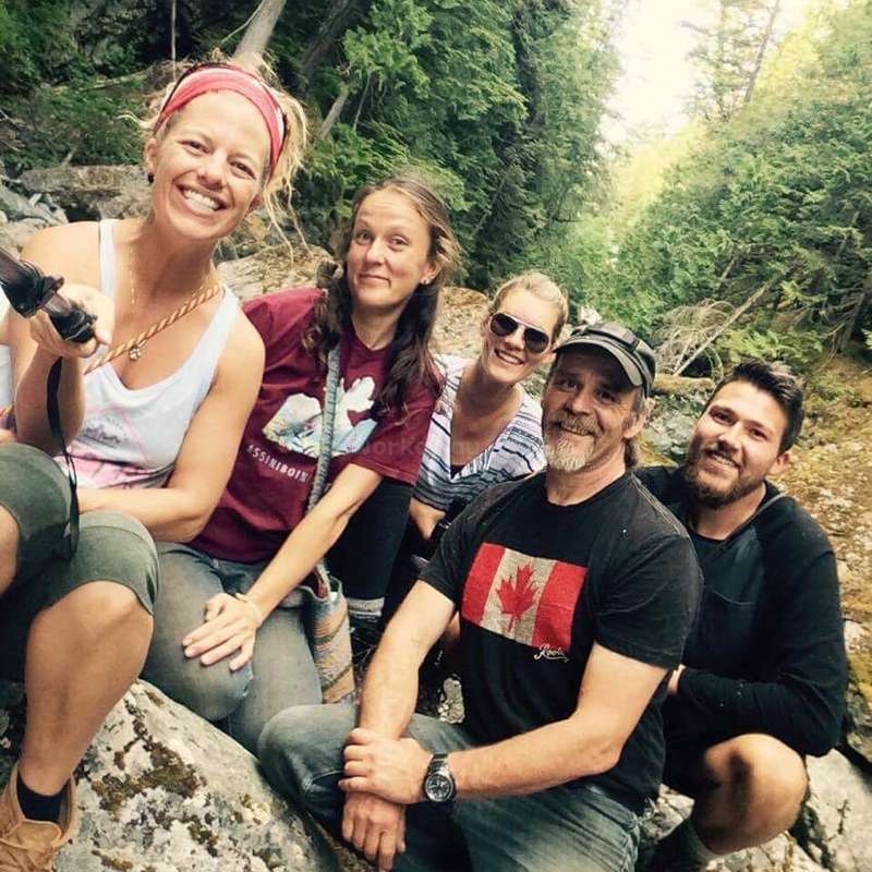 Help at our off grid homestead build in the Bella Coola Valley