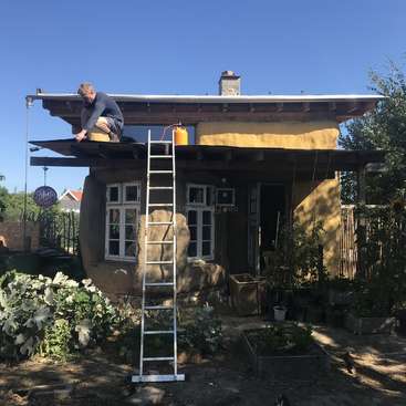 Help With Clay Plaster In Straw Bale House Near Copenhagen Denmark