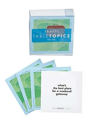 travel table topics to go cards