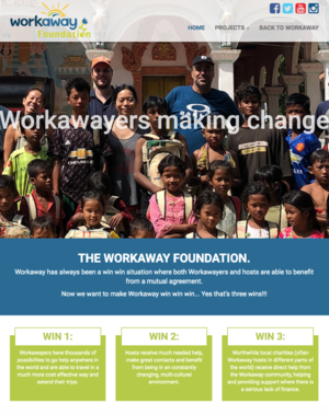 workaway foundation webpage