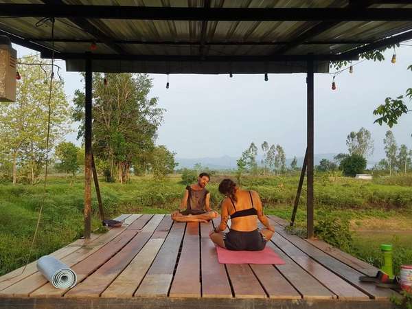 workaway relax yoga outdoors paradise thailand