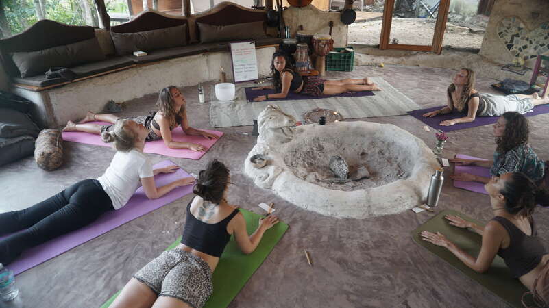 volunteer abroad yoga lesson mexico eco retreat events alternative travel