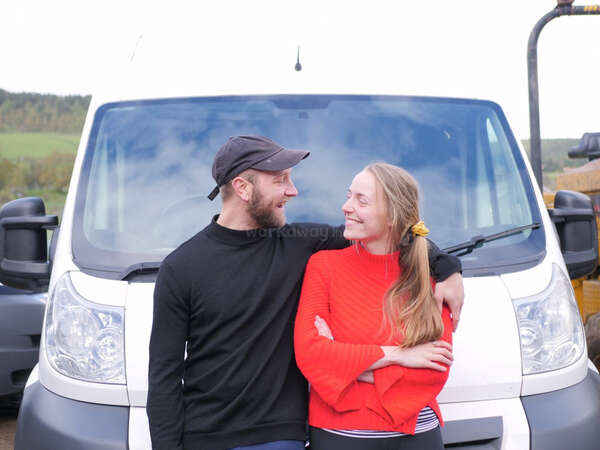 caravan alternative travel vanlife couple goals