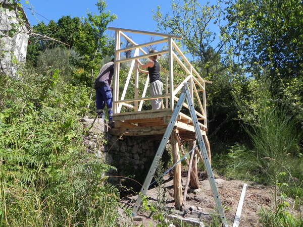 eco village construction experience workaway Spain