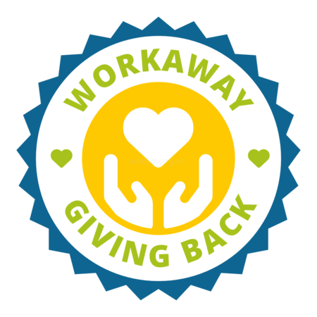 workaway giving back badge