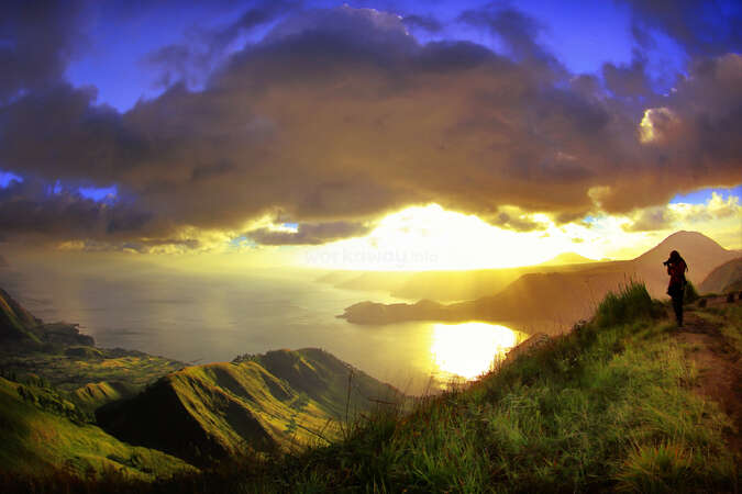 crater-lake-indonesia-yoga-underrated-destinations indonesia's largest crater lake